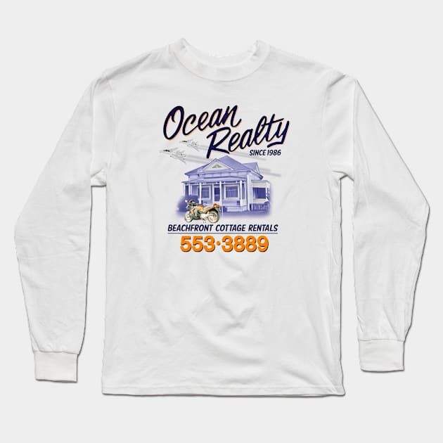 Ocean Realty Long Sleeve T-Shirt by SKIDVOODOO